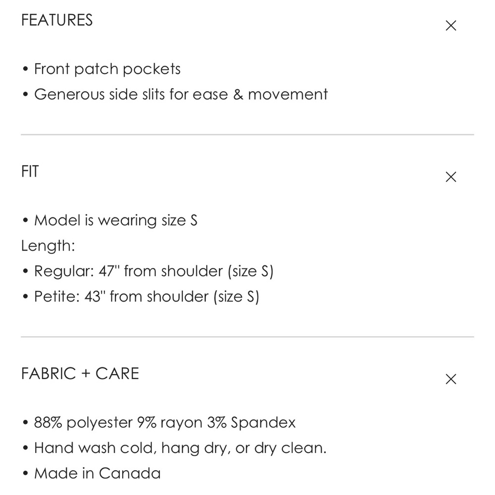 Franne Golde Bliss Duster PXS - Picture 15 of 15